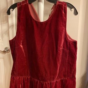 Velvet sleeveless top